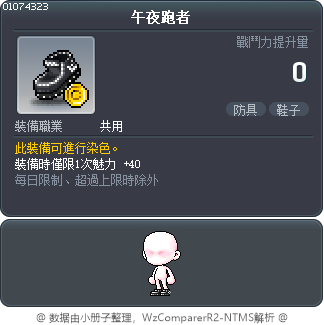 午夜跑者 Tooltip