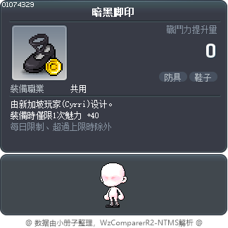 暗黑脚印 Tooltip