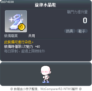 旋律水晶鞋 Tooltip