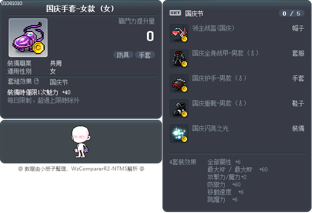 国庆手套-女款 Tooltip