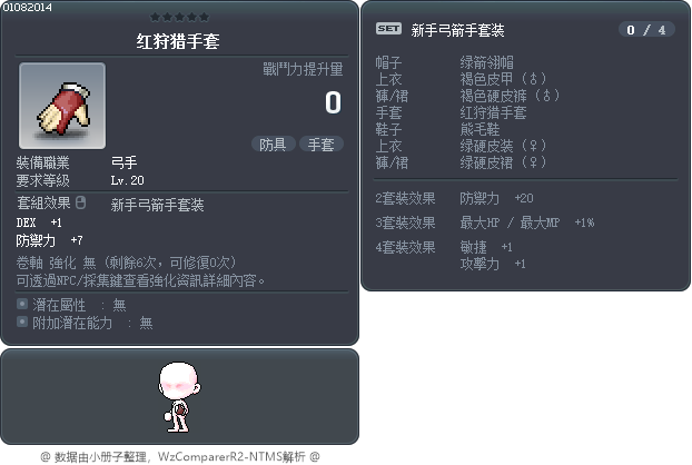 红狩猎手套 Tooltip