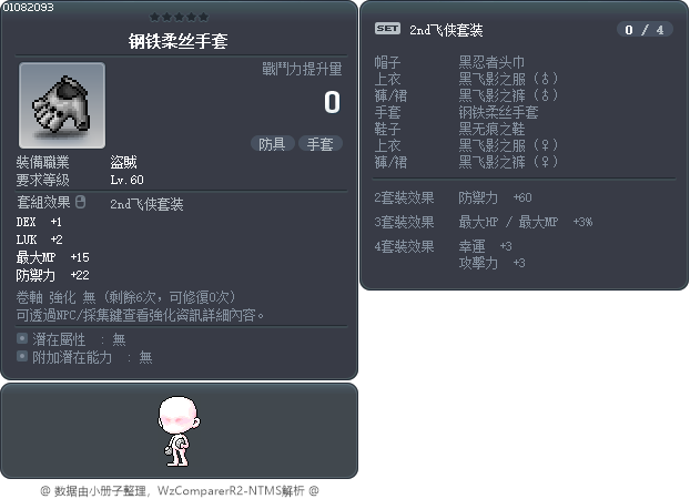 钢铁柔丝手套 Tooltip