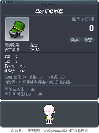 马尔斯绿拳套 Tooltip