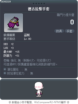 德古拉紫手套 Tooltip
