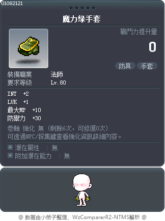 魔力绿手套 Tooltip