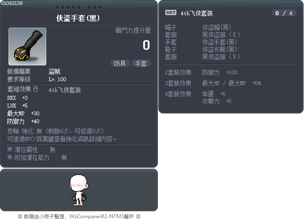 侠盗手套(黑) Tooltip