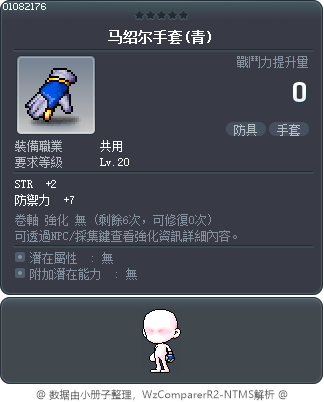 马绍尔手套(青) Tooltip