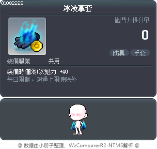 冰凌掌套 Tooltip