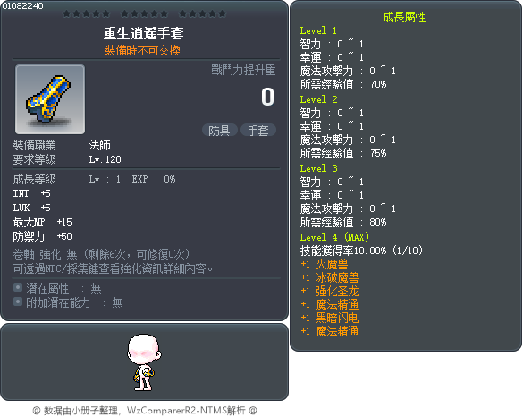 重生逍遥手套 Tooltip