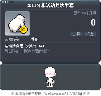2011冬季活动月妙手套 Tooltip