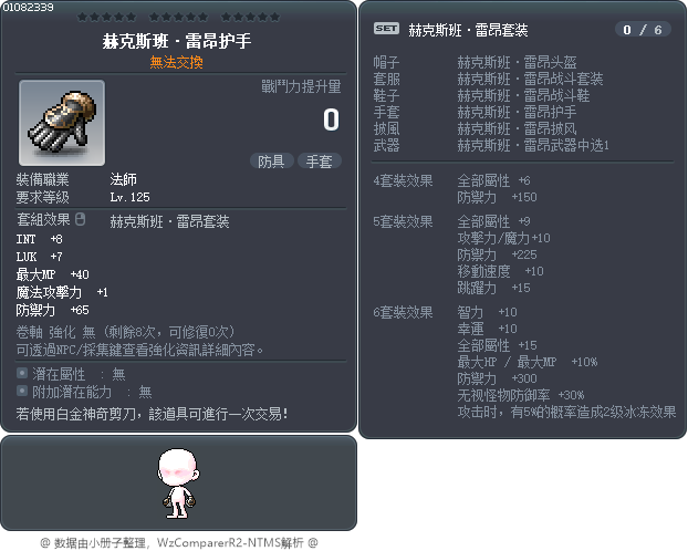 赫克斯班·雷昂护手 Tooltip