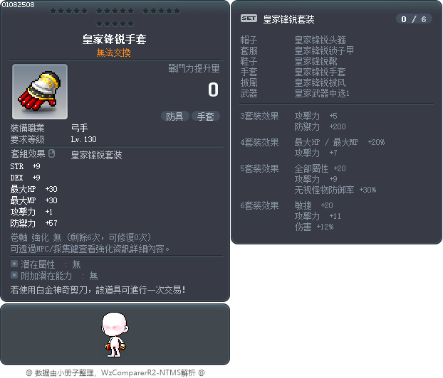 皇家锋锐手套 Tooltip