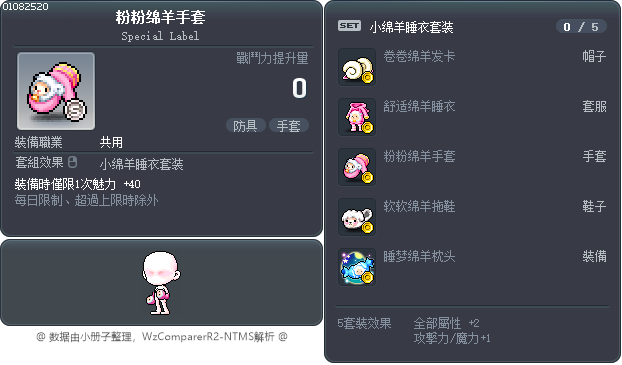 粉粉绵羊手套 Tooltip