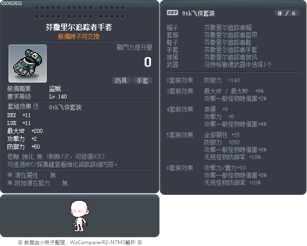 芬撒里尔追踪者手套 Tooltip