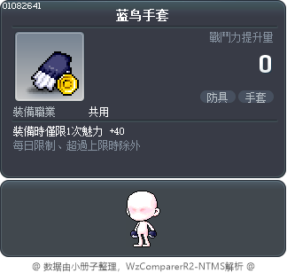 蓝鸟手套 Tooltip
