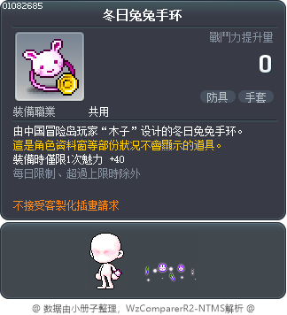 冬日兔兔手环 Tooltip