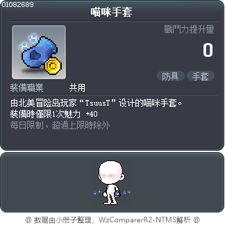 喵咪手套 Tooltip