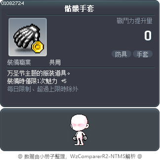 骷髅手套 Tooltip