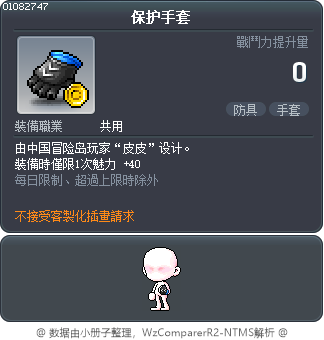 保护手套 Tooltip