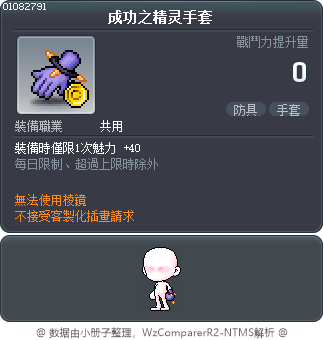 成功之精灵手套 Tooltip