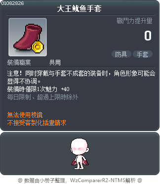 大王鱿鱼手套 Tooltip