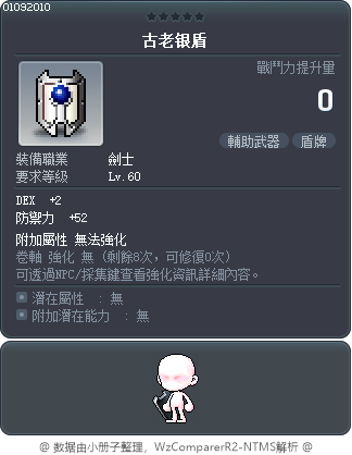 古老银盾 Tooltip