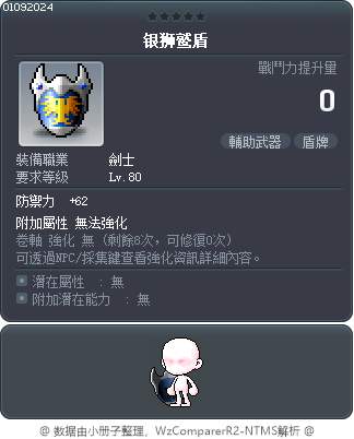 银狮鹫盾 Tooltip