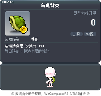 乌龟背壳 Tooltip