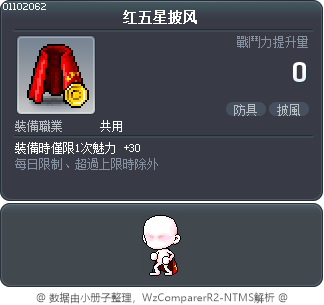 红五星披风 Tooltip