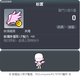 粉翼 Tooltip
