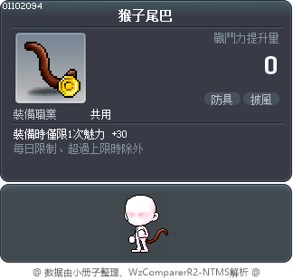 猴子尾巴 Tooltip