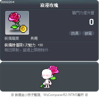 浪漫玫瑰 Tooltip