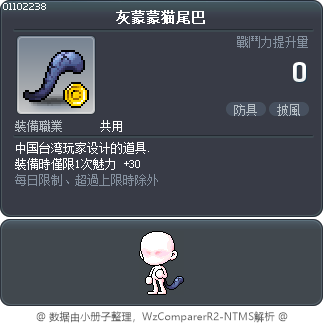 灰蒙蒙猫尾巴 Tooltip