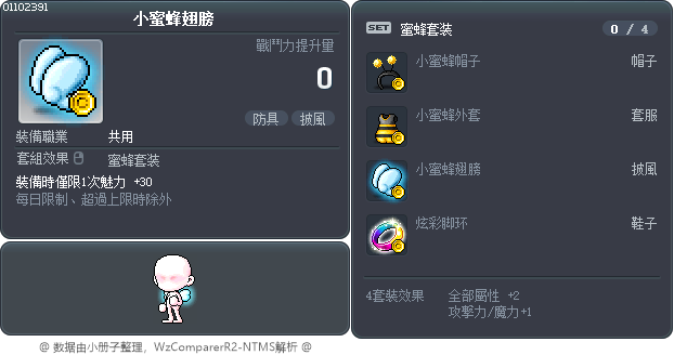 小蜜蜂翅膀 Tooltip