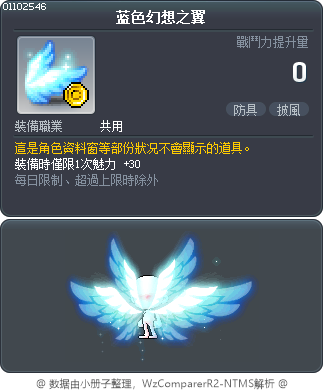 蓝色幻想之翼 Tooltip