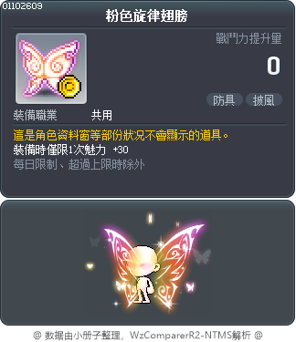 粉色旋律翅膀 Tooltip