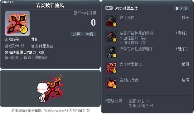 岩炎赎罪披风 Tooltip