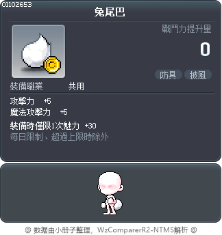 兔尾巴 Tooltip