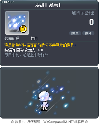 决战！暴雪！ Tooltip