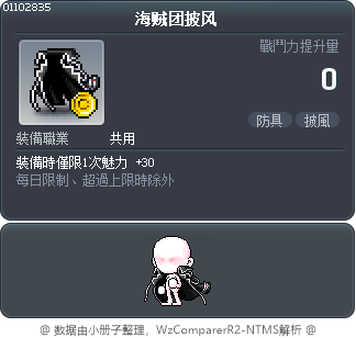 海贼团披风 Tooltip