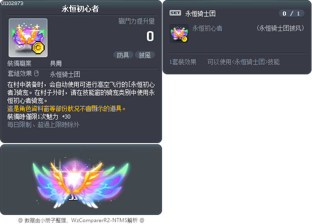 永恒初心者 Tooltip