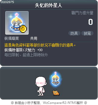 失忆的外星人 Tooltip