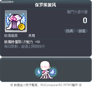 保罗熊披风 Tooltip