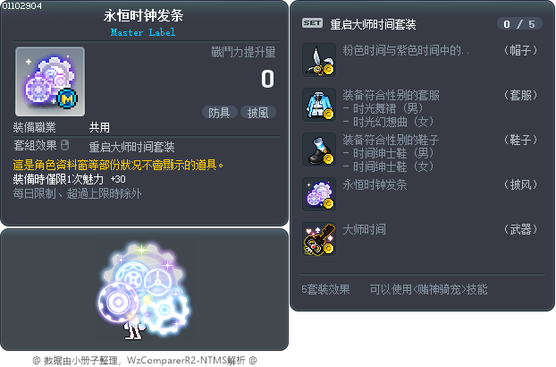 永恒时钟发条 Tooltip