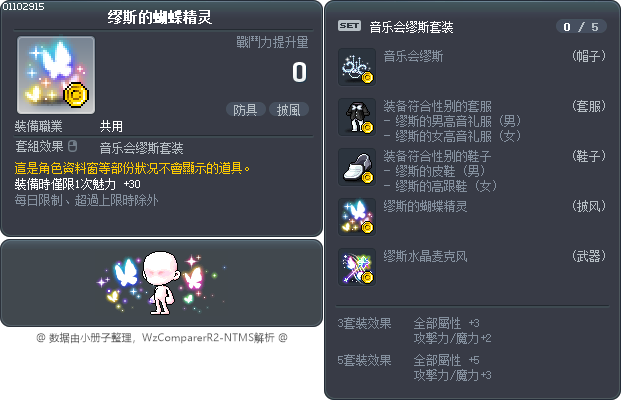 缪斯的蝴蝶精灵 Tooltip