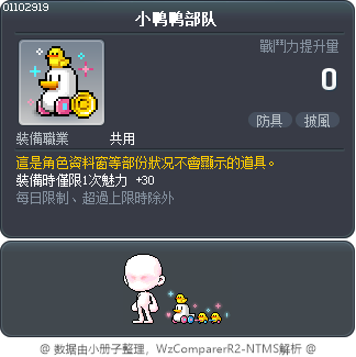 小鸭鸭部队 Tooltip
