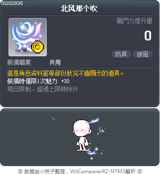 北风那个吹 Tooltip
