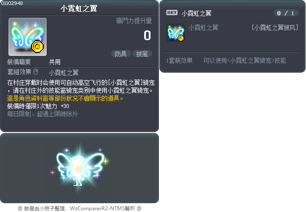 小霓虹之翼 Tooltip