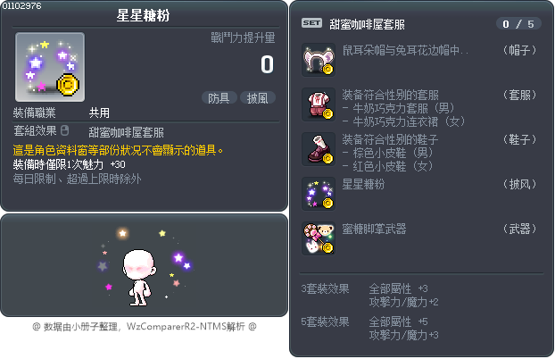 星星糖粉 Tooltip