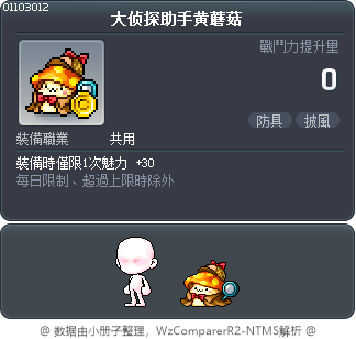 大侦探助手黄蘑菇 Tooltip